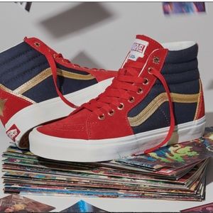 captain marvel vans size 7